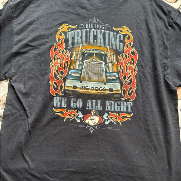 Men’s Big Dogs Navy Shirt - Picture 3 of 3